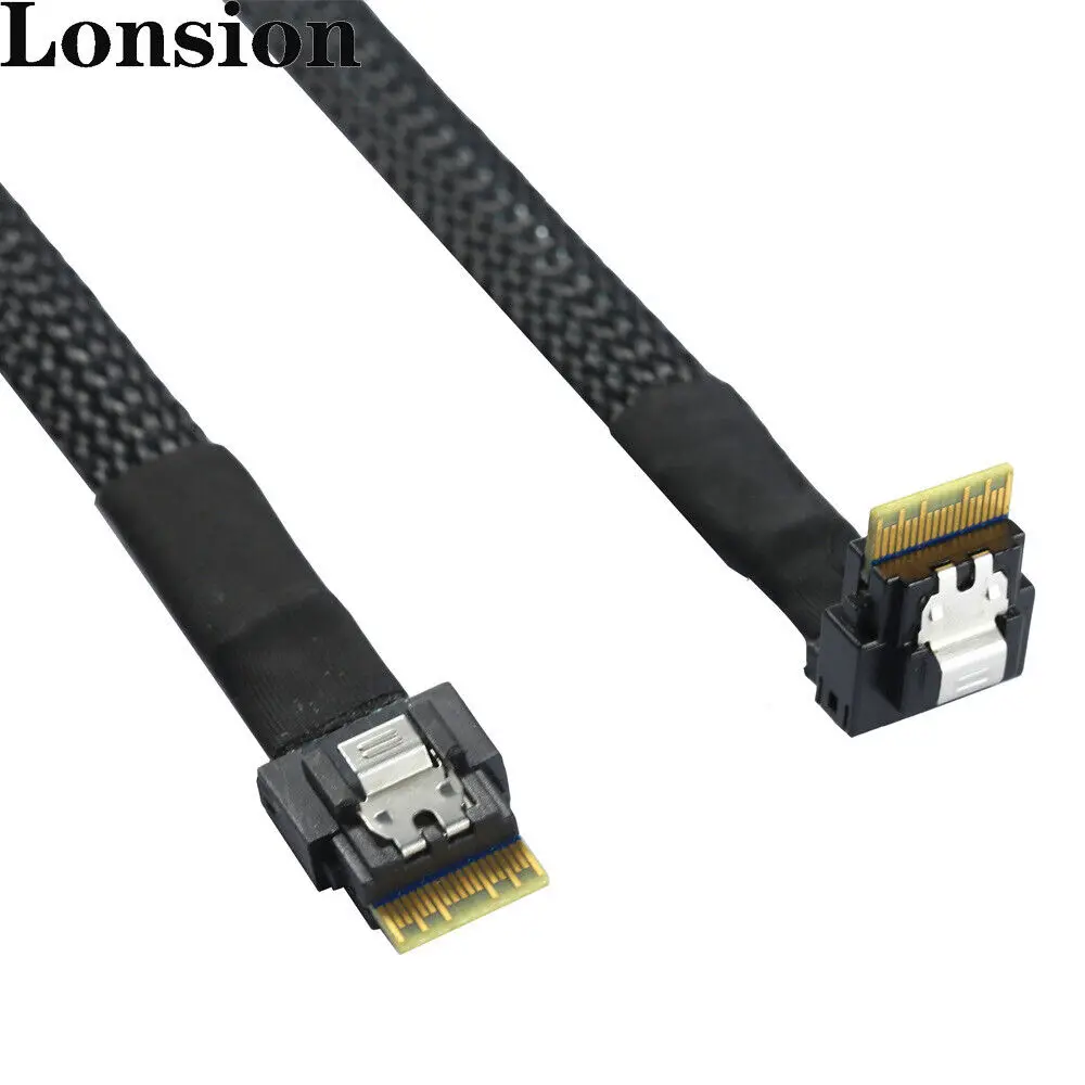 Высокоскоростной Соединительный кабель для сервера Slimline SAS SFF-8654 4i 38P до 8654 4I