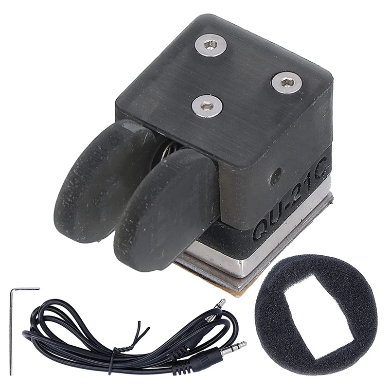 

Hot-Double Paddle CW Key Magnetic Radio Key For Shortwave Radio Morse Code QU-2020A Black