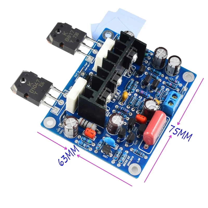 Hifi MX50 SE 2 0 двухканальный стерео усилитель мощности 2X 100 Вт