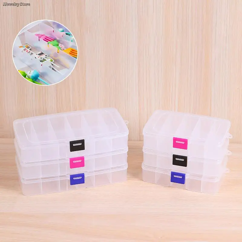 

Transparent Jewelry Box Storage Box Organizer Plastic Storage Case Container Organizer Display Box
