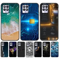 shockproof silicone phone case for oppo realme c21 c17 c15 c12 c25 c11 c2 c3 case for realme 6 5 2 pro 7 3 5 5i 5s 6i cover capa