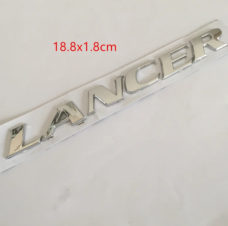 1 шт. 3D ABS LANCER L200 MIVEC EVOLUTION PAJERO OUTLANDER Автомобильная буква задний хвост искусственная