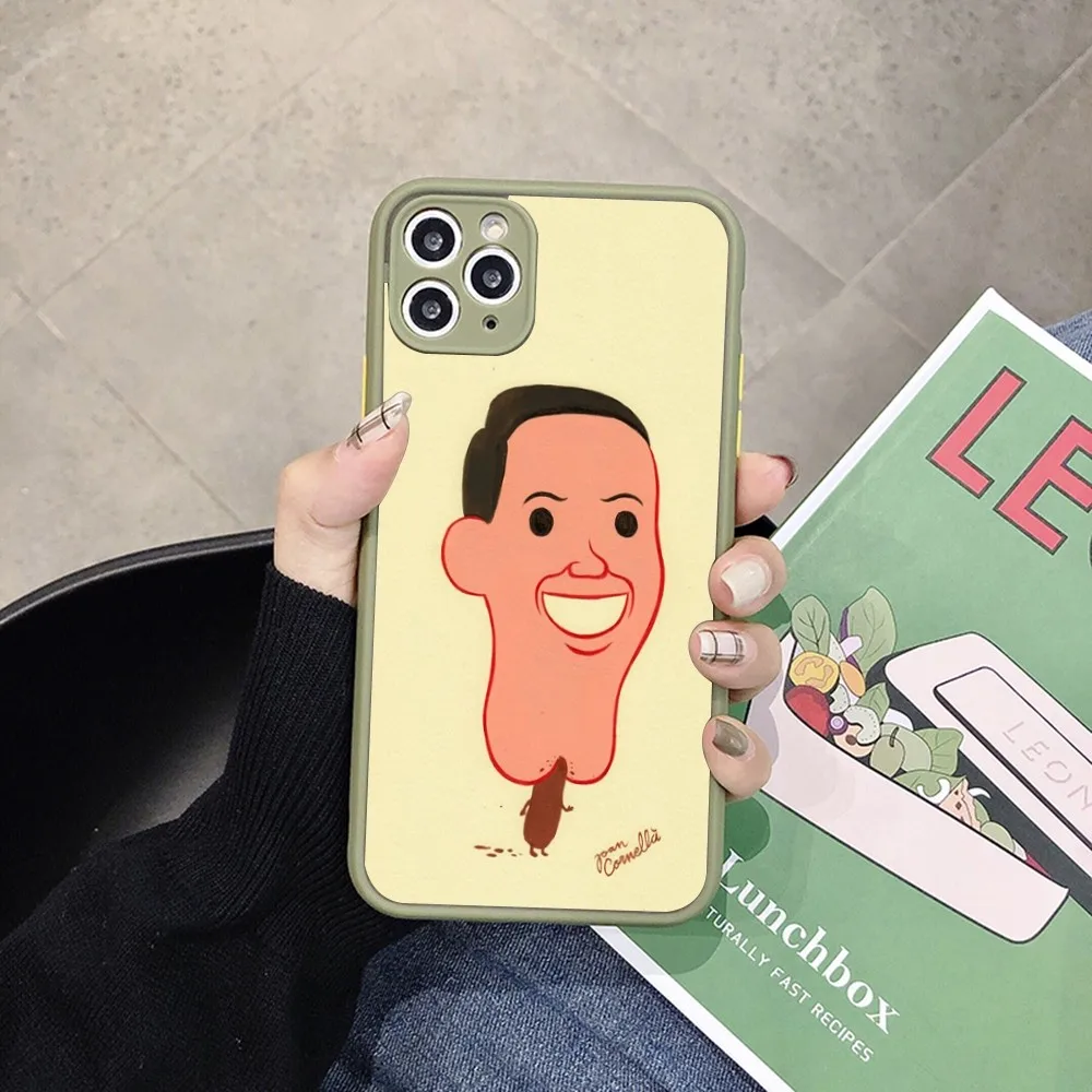 Joan C-Cornella Art Prints Classic Movie Phone Case for iPhone 14 11 Mini Pro Max 8 7 Plus X XR XS MAX Translucent Matte Cover