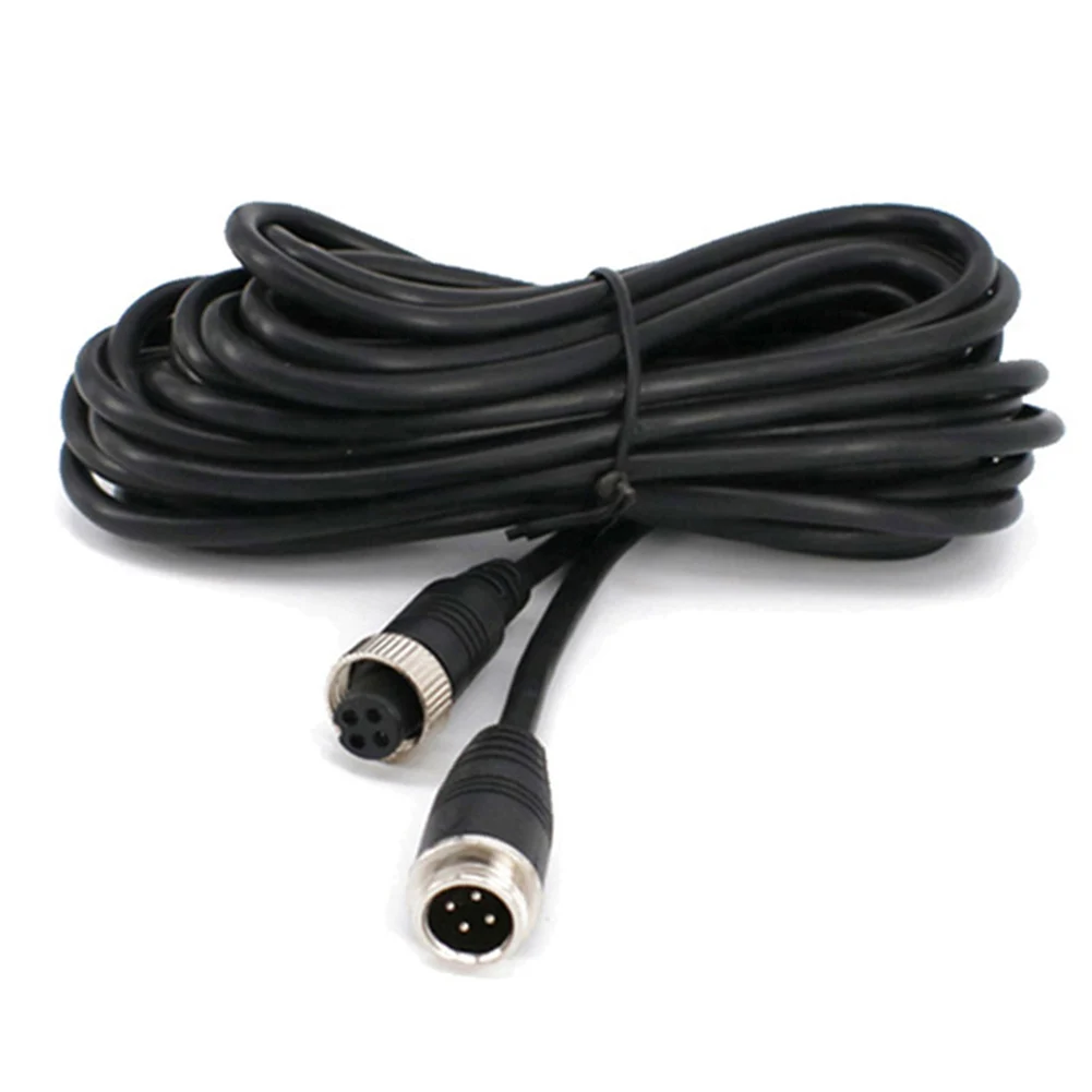 

2M 4-Pin Video Extension Cable Wire For Car Bus Truck Reversing Rear View Camera Car Electronics Video Extension Cable