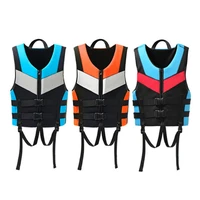 portable adult life jacket professional water sports swimming surfing buoyancy life jacket powerboat neoprene life jacket 2022