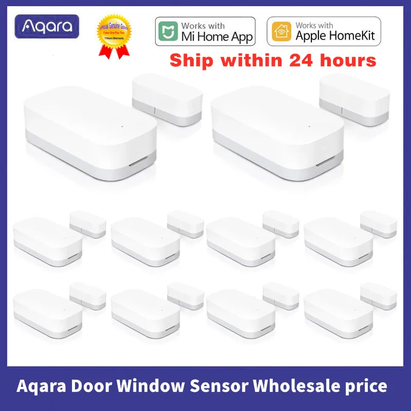 

Aqara Door Window Sensor Zigbee Wireless Connection Smart Mini Door Sensor Work With APP HomeKit For Xiaomi Mijia Mi Home