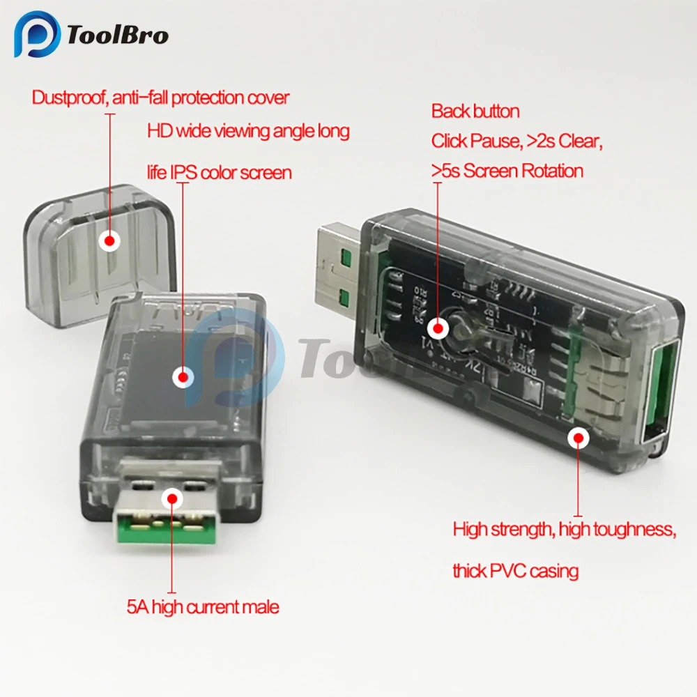 1500 Вт 30 В 5А USB-тестер QC3.0 QC 2.0 AFC FCP SCP Светодиодный цифровой вольтметр Амперметр