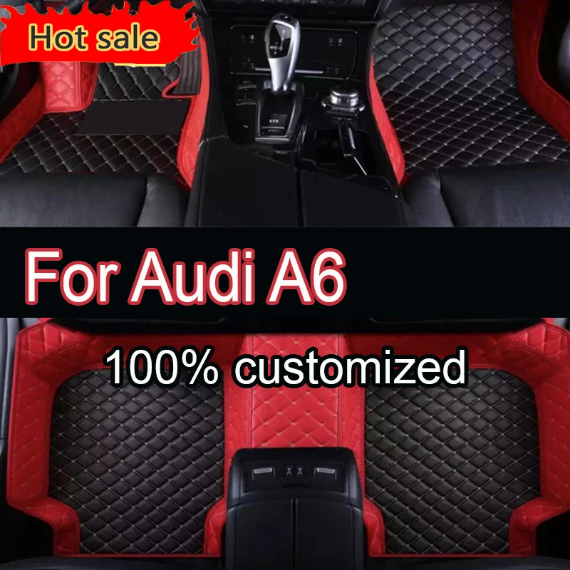Автомобильные коврики из искусственной кожи на заказ для Audi A6 Avant 4G5 4GD C7 Allroad 4GH 4GJ