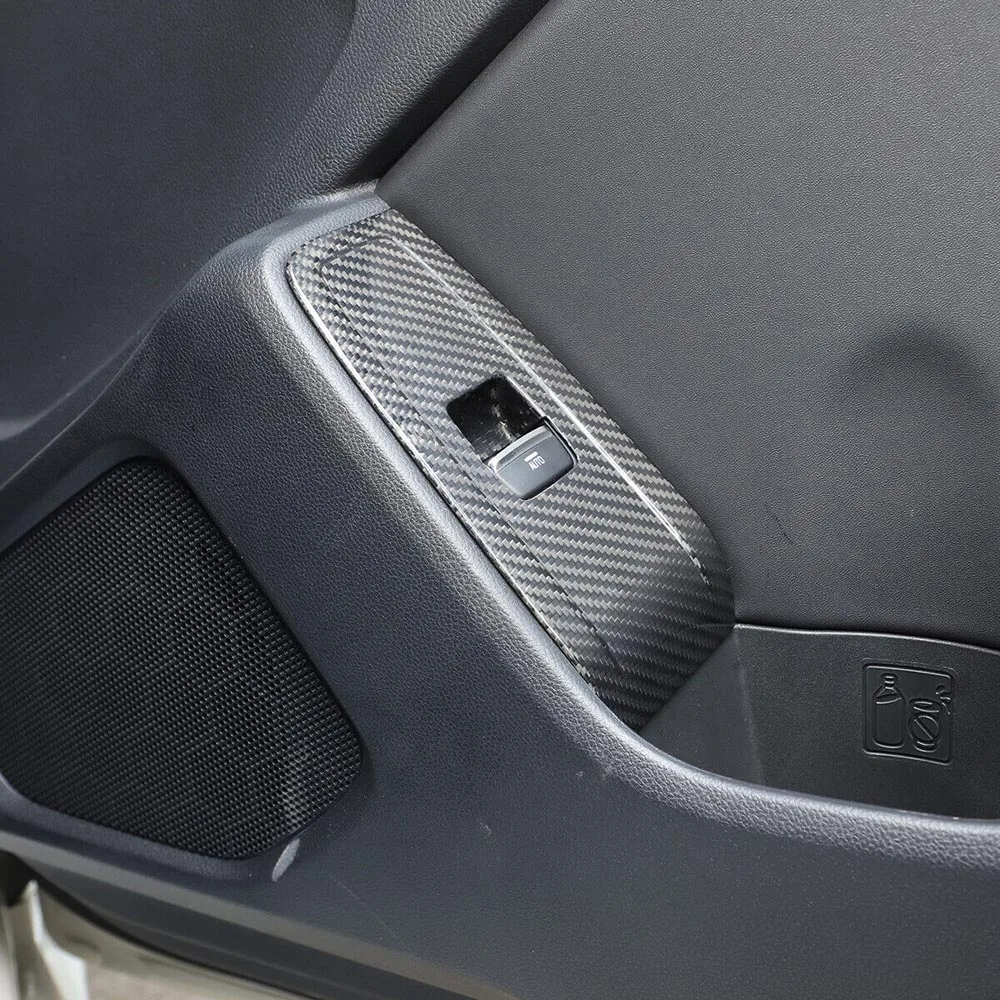 Аксессуары для внутренней отделки настоящий карбоновый переключатель окна