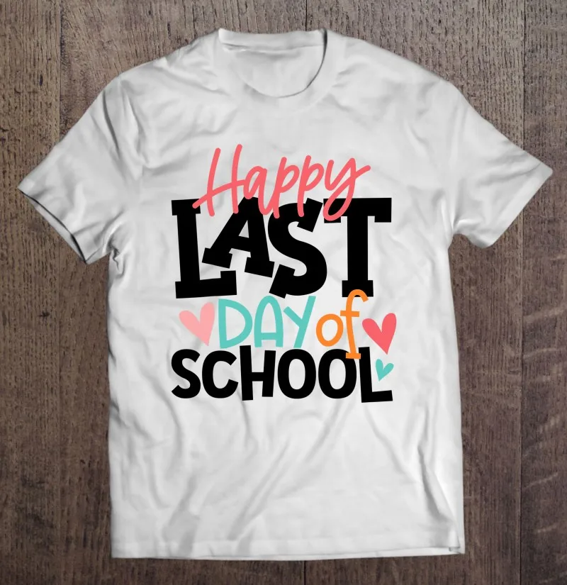 

Футболка унисекс с надписью «Happy Last Day Of School»