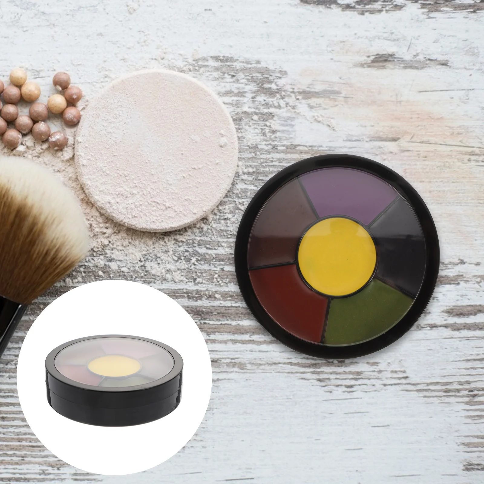 

Face Makeup Bodyoil Paintingkit Cosplay Wound Pigment Hypoallergenic Effects Special Fake Sponge Stipple Pallet Tattooscar Safe