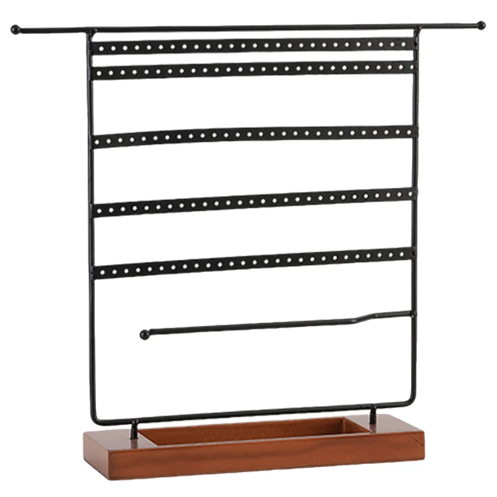

Jewelry Necklace Organizer Stand Earring Holder Multi-tier Stud Earring Display Rack