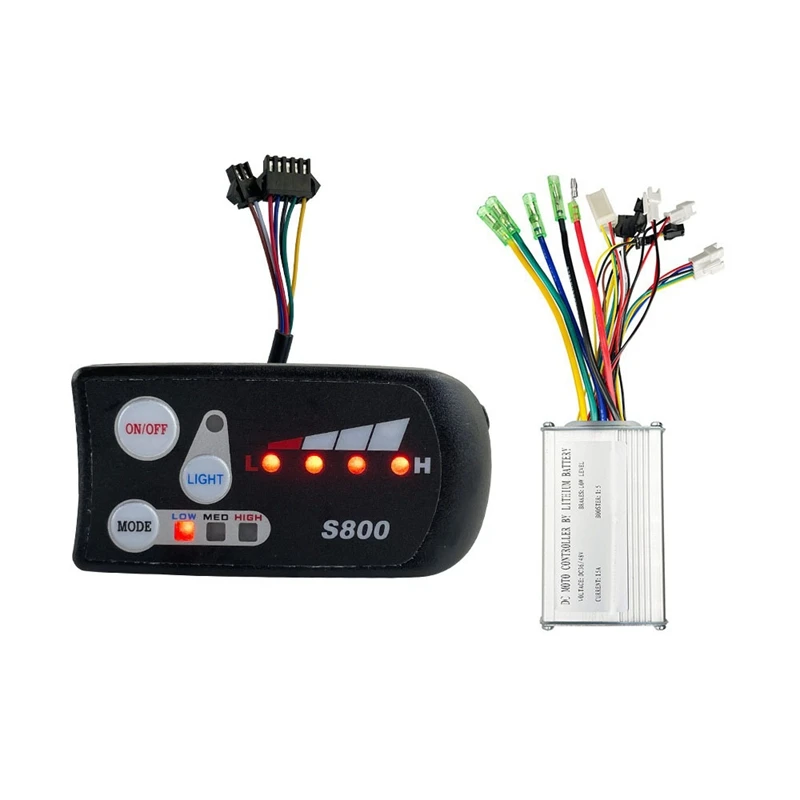 

Electric Vehicle 36V48V Brushless Motor Metal+Plastic As Shown E-Bike Controller 6 Tubes 15A Intelligent Controller