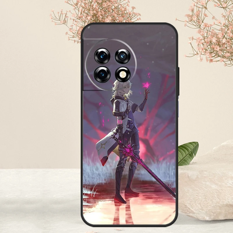 Чехол Genshin Impact Albedo чехол для OnePlus 12 11 10 9 Pro 12R 10R 10T 8T 9R Nord 2T N10 N20 N30 CE 2 3 Lite CE4