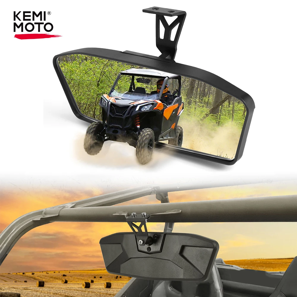 KEMIMOTO Maverick Trail UTV Panoramic Center Mirror 715004924 for Can am Maverick Trail / Sport/ Max/ 800 1000 1000r