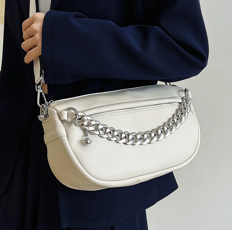 

2022 сетчатая красная сумка на плечо с цепочкой, модная трендовая женская сумка-мессенджер, Высококачественная универсальная маленькая квад...