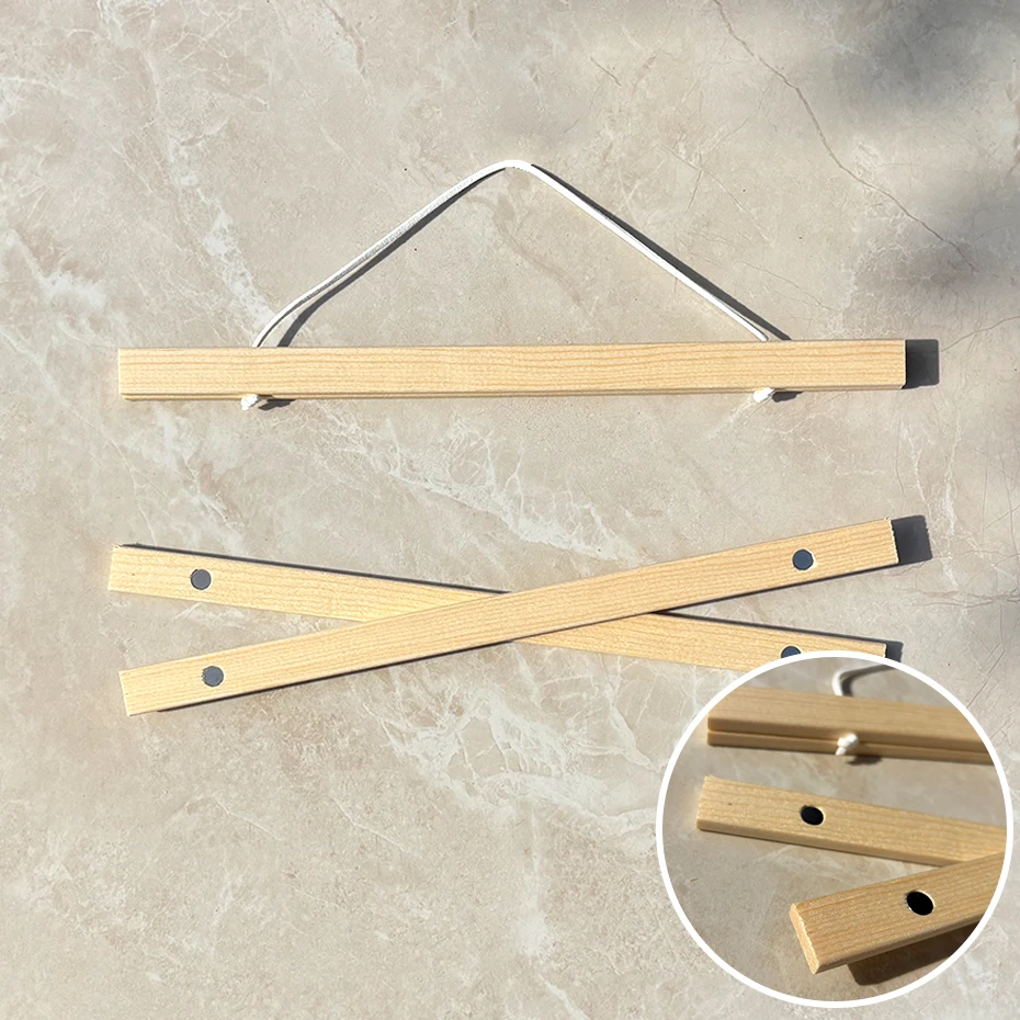 

Деревянные магнитные рамки для картин из сосны