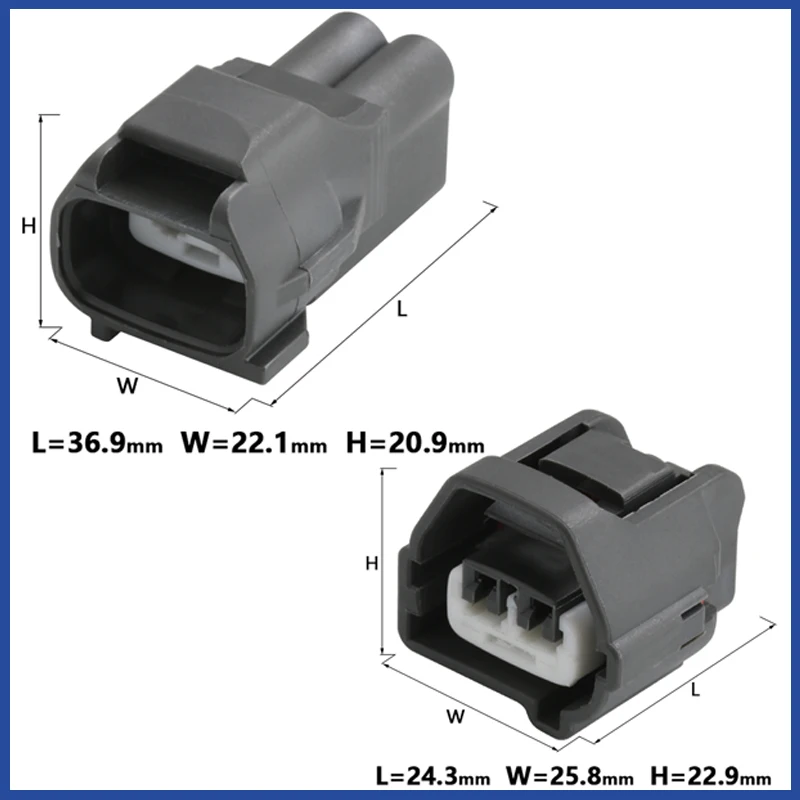 

Car Crankcase Sensor Plug 2 Pin Connector 7283-7023-10 for Lexus Toyota 1JZ-GTE 2JZ-G
