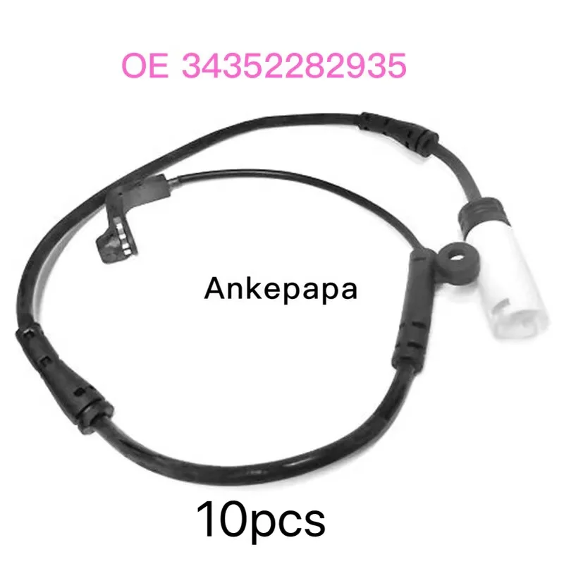 Total 10 pcs one pack. 34352282935 Front Brake Pad Sensor for BM 5 E60 E61 M5 for BM 6 Series E63 E64 M M6 Brake Pad Alarm Line