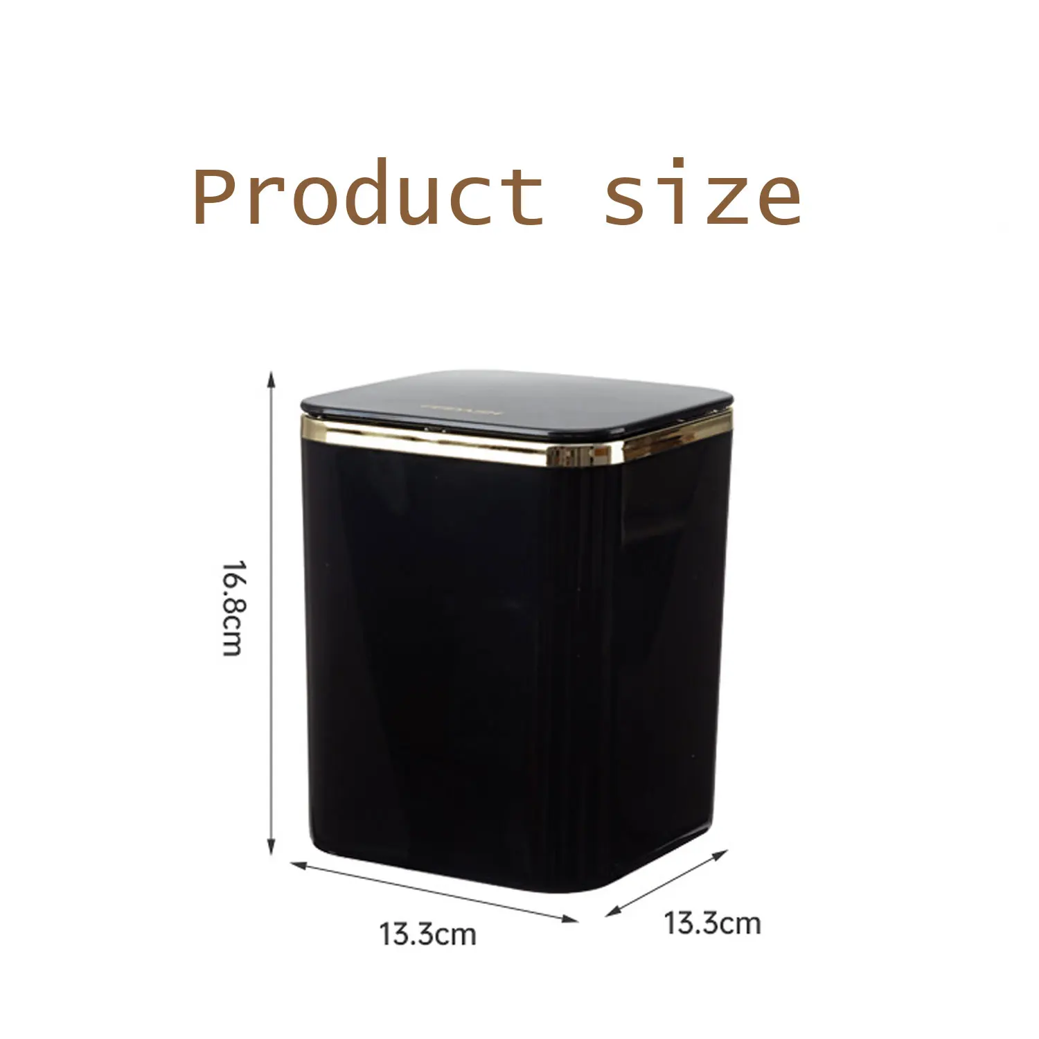 Мини-корзина для мусора с крышкой 2 л