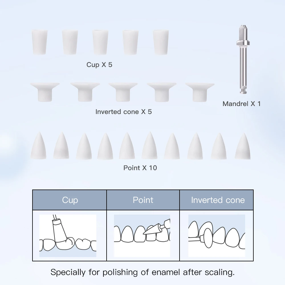 Зубной композитный полировщик AZDENT полировальный стакан инвертированная