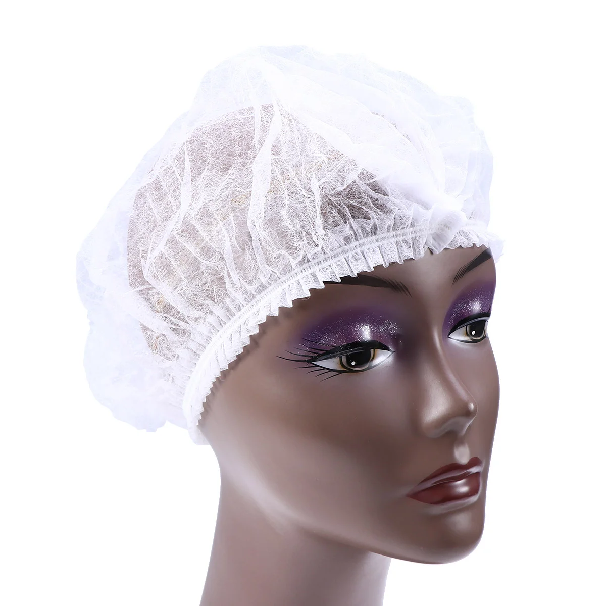 

100pcs Non Woven Hair Caps Hair Weaving Net Hair Nets for Buns Bath Caps Hair Net for Sleeping Dance Hair Nets