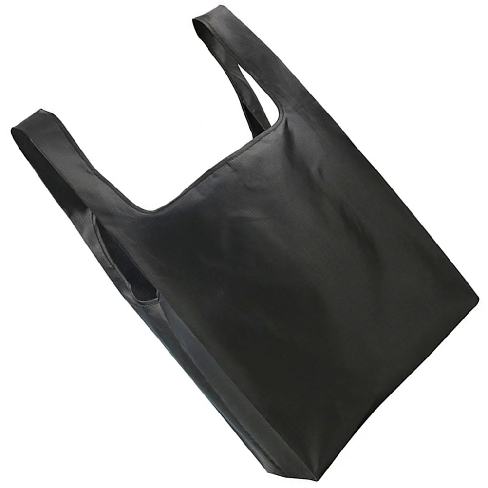 

Shopping Grocery Totereusable Washable Large Supermarket Canvas Folding Gift Fold Nylon Storage Kitchen Portable Black Foldable