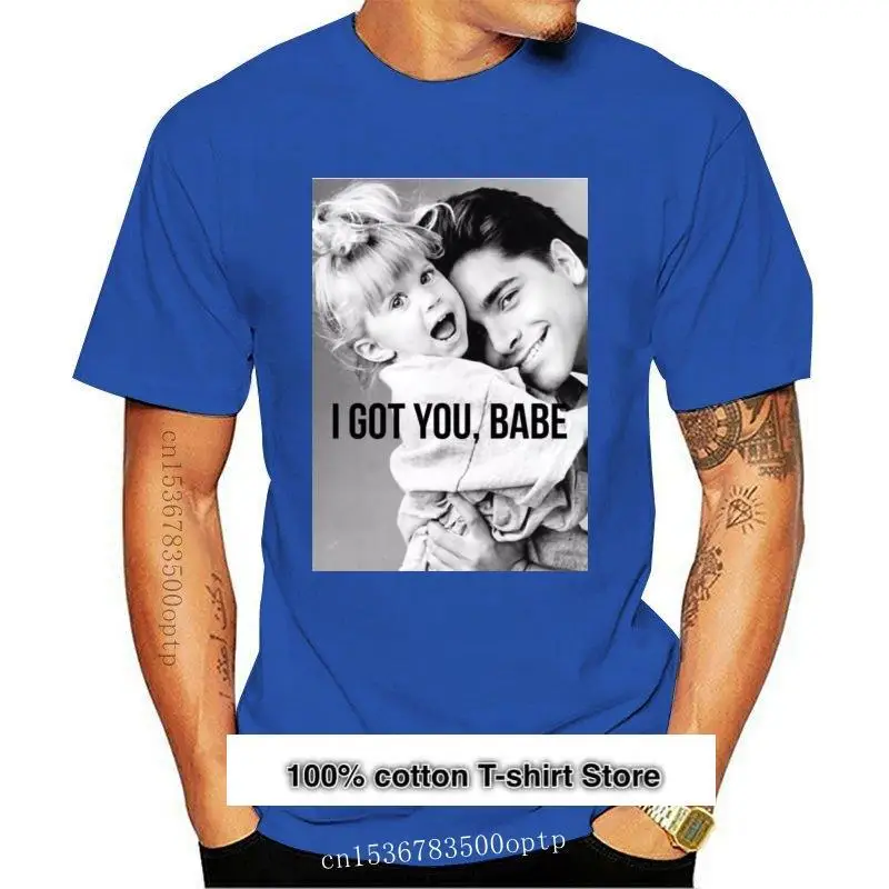 

Camiseta de algodón para hombre, prenda de vestir, de estilo Anime, con frase I Got You Babe, Uncle