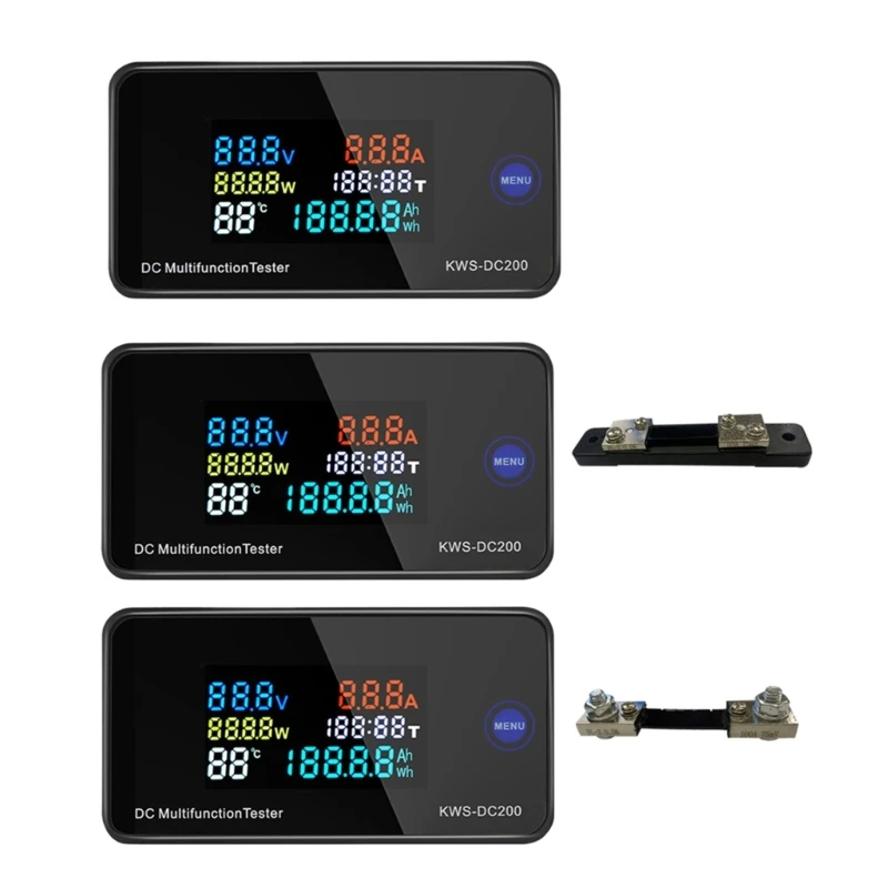 

Цифровой ЖК-вольтметр KX4B, амперметр 10/50/100 А, измеритель тока и мощности, ваттметр