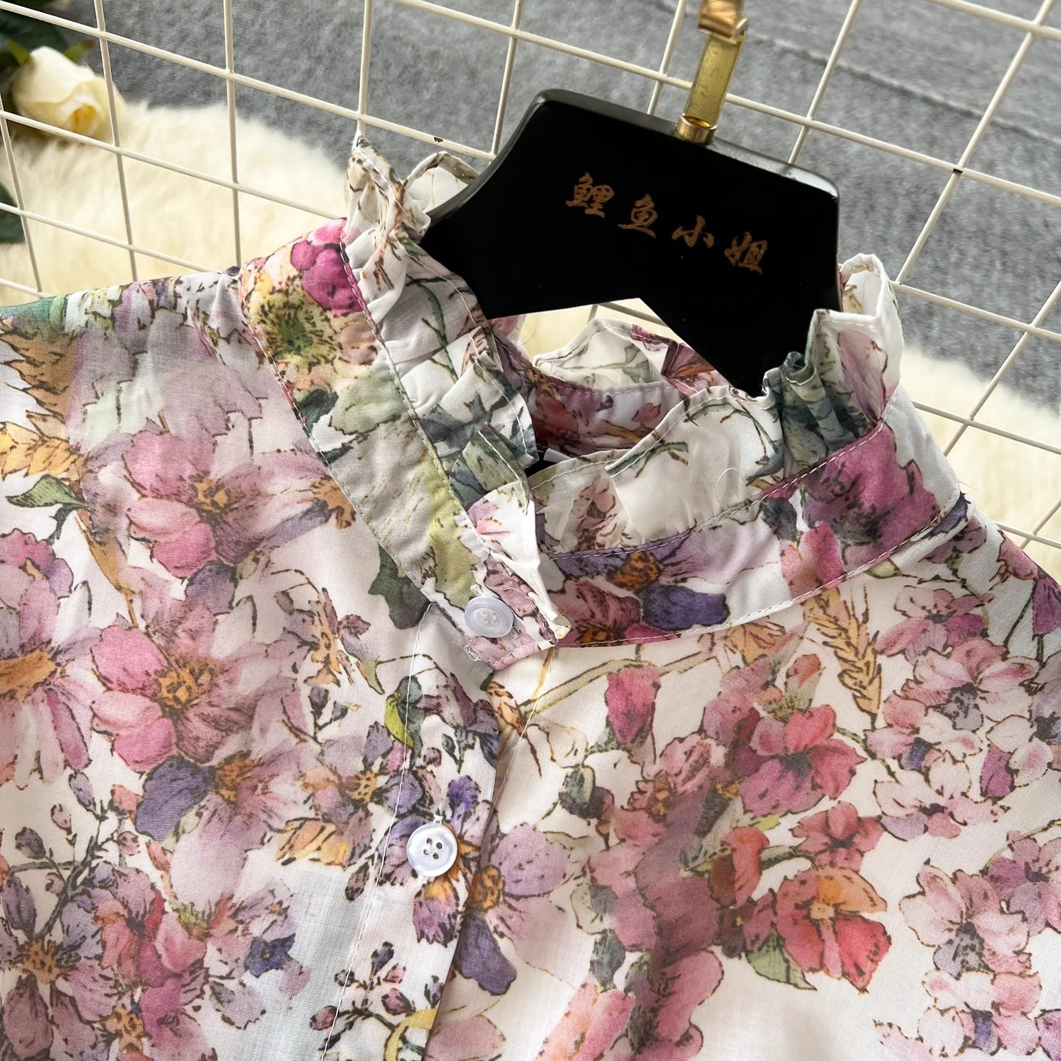 Женское модельное платье с коротким рукавом винтажное принтом повседневное