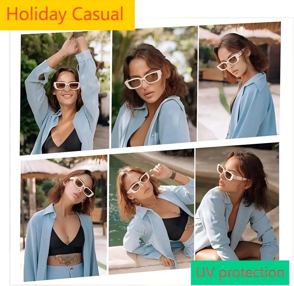 Солнцезащитные очки в ретро стиле женские небольшие классические брендовые