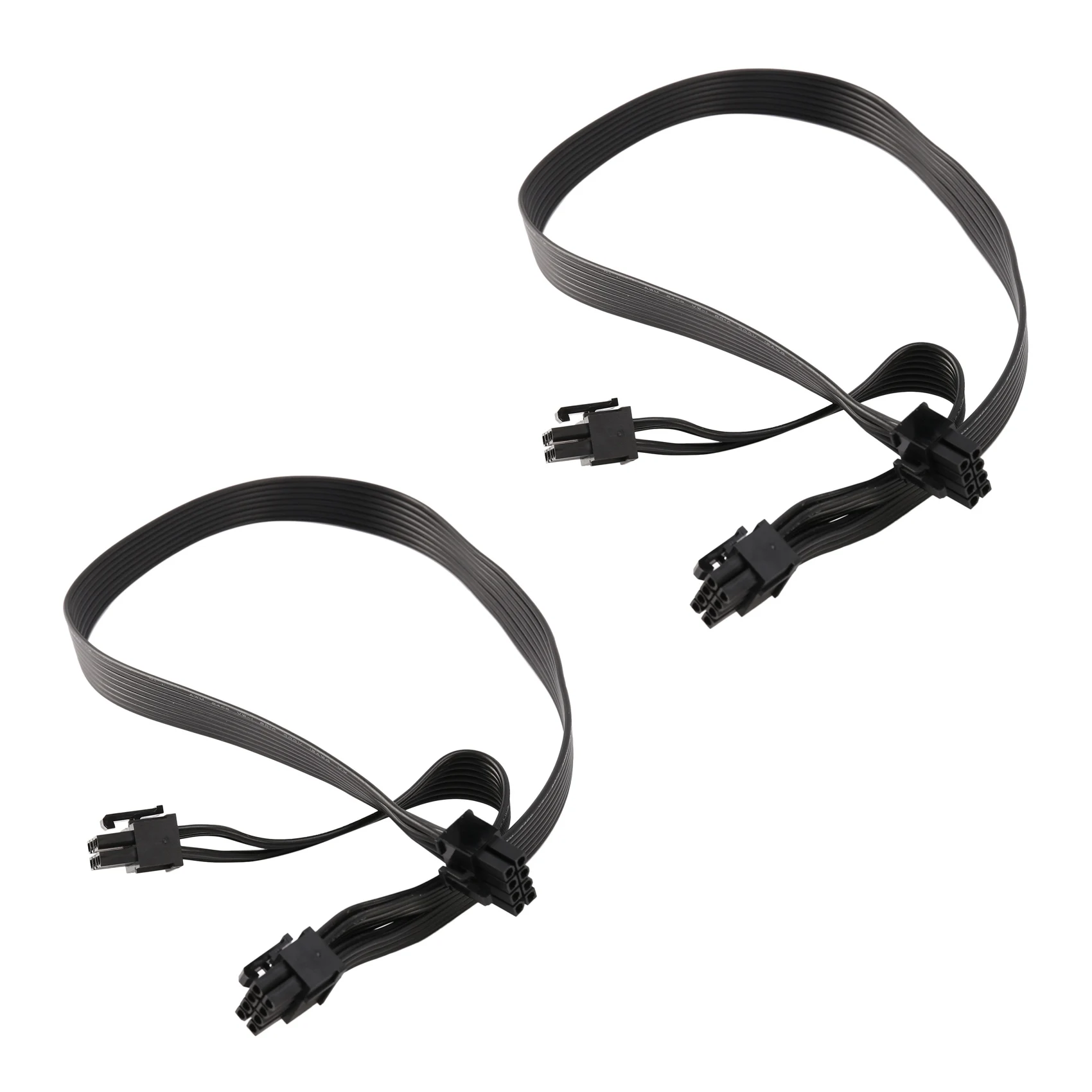 

2Pcs PCI Express 8Pin To Dual 6+2Pin Power Supply Cable Pcie 8 Pin 1 To 2 Spliter Cable For Corsair RM/HX/CX-M Series