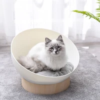 home use pet hemispherical cat bed cat house keep warm in winter cats nest soft cat cushion cat supplies products