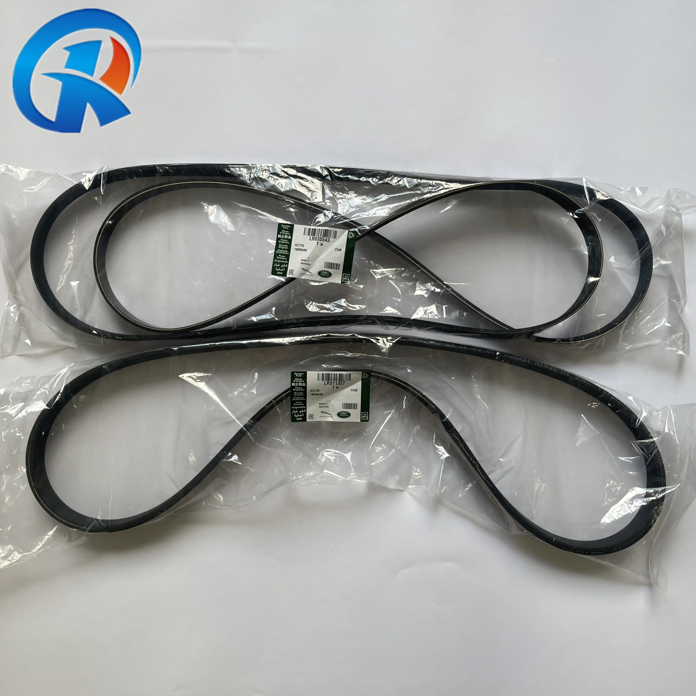 LR035543 / LR011327 3.0L V6 5.0L V8 V-RIBBED первичный вторичный ремень для LAND ROVER DISCOVERY 4 RANGE ROVER RR SPORT NEW DEFENDER