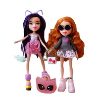 26cm bratzes doll plastic play house toys ordinary fashion doll action figure movable joints model toy gifts for girls
