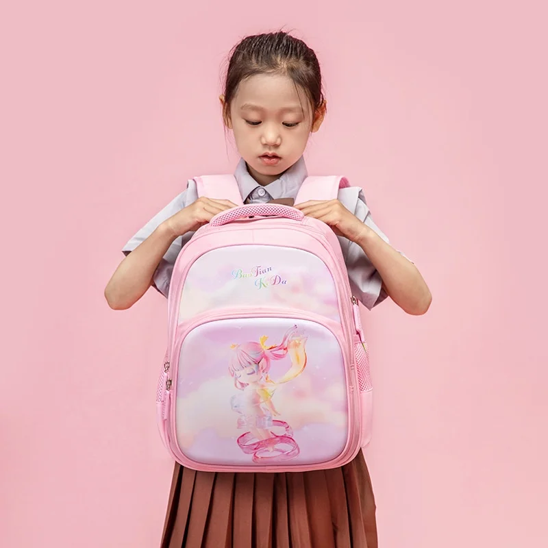 Elf Dinosaur Grade 1-3 Primary Children Fashion Backpacks New Girl Princess Sweet Boy Cool Cartoon Schoolbags Drop Shipping Hot