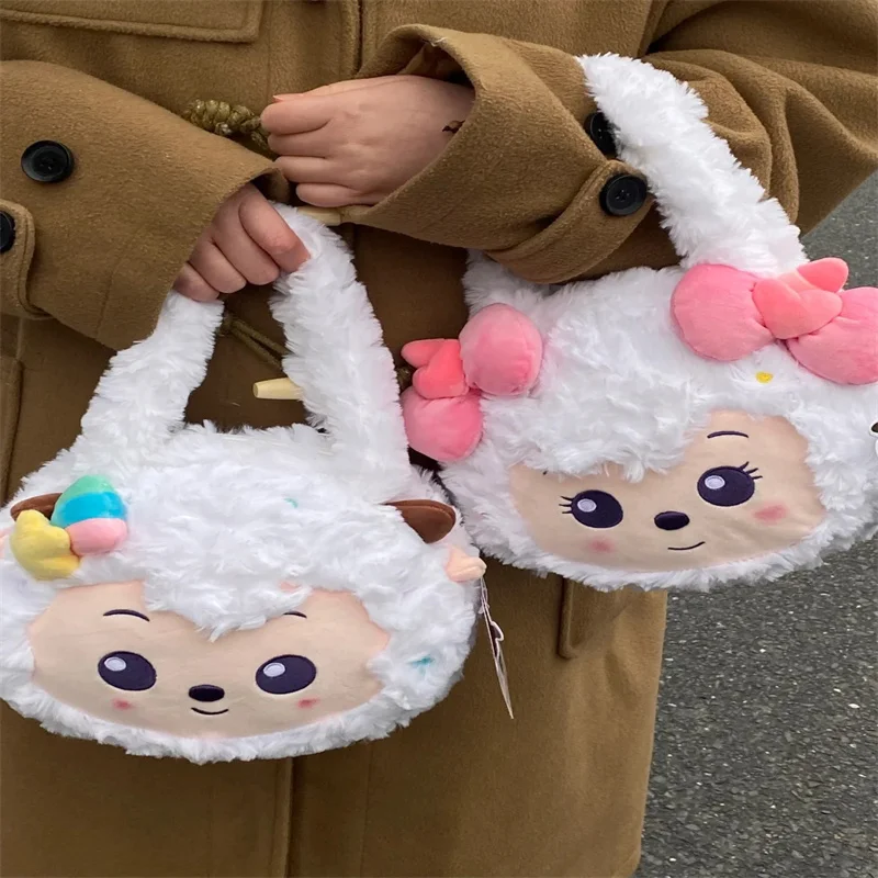 Подлинная приятная Коза и Большой Волк Weslie Tibbie Paddi плюшевая ручная сумка через