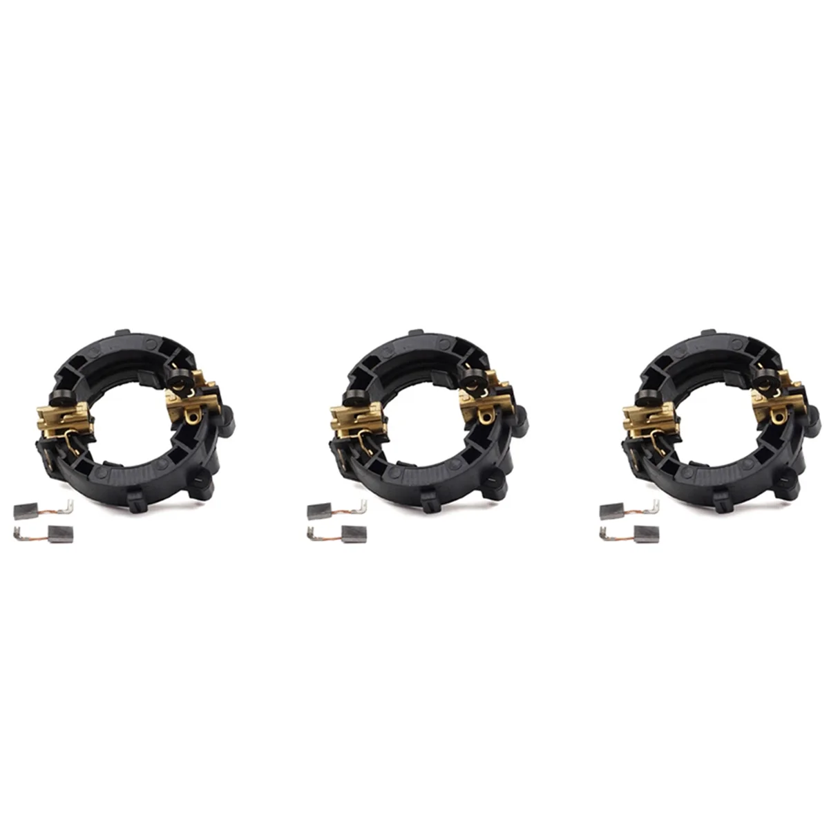 

3X Carbon Brush Holder with Brushes for Makita 2460 2470 HR2460 HR2470 HR2460F HR2470F Rotary Hammer Spare Part