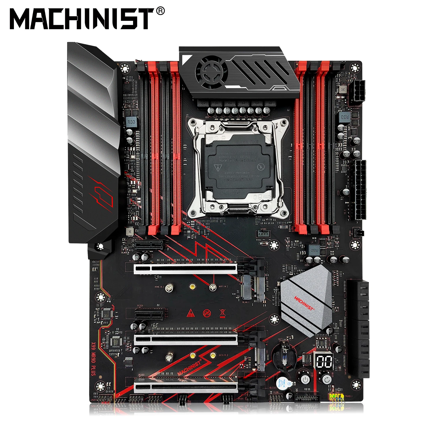 Материнская плата MACHINIST X99 поддерживает Intel LGA 2011-3 Xeon E5 V3/V4 CPU DDR4 RAM память USB3.0 NVME M.2 ATX Server MR9D PLUS