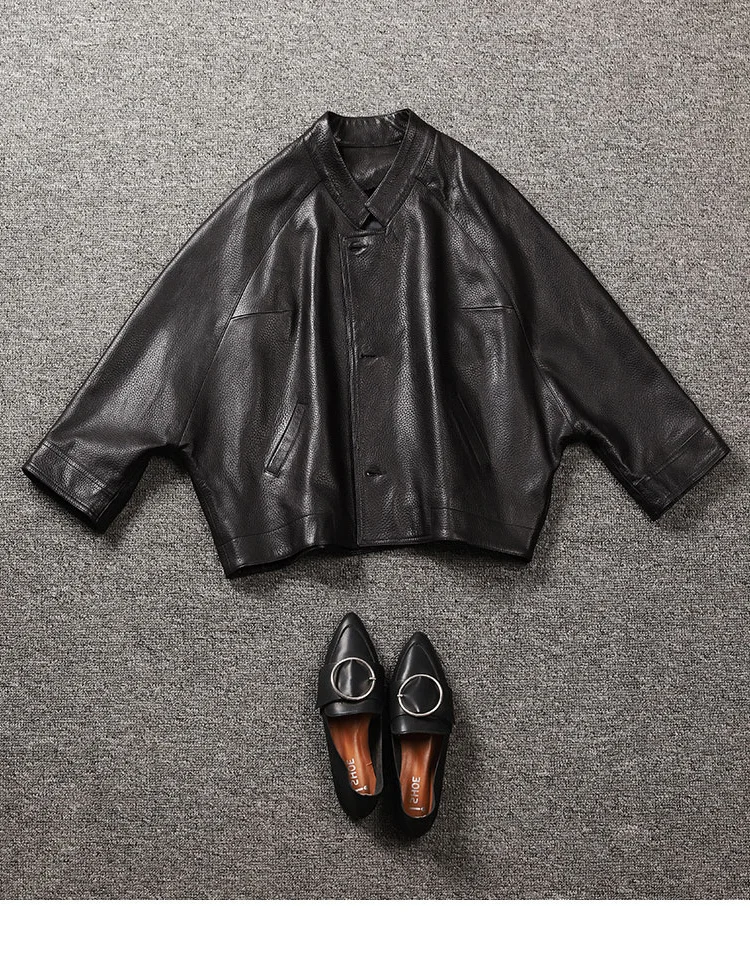 

Женская куртка из натуральной овечьей кожи, в Корейском стиле