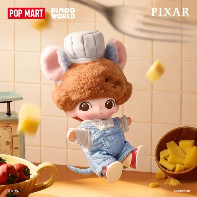Фото POPMART DIMOO WORLD × PIXAR: Лимитированная коллекция, совместная серия, резиновая фигурка-сюрприз в закрытой коробке, милая игрушка-подарок, в наличии №5