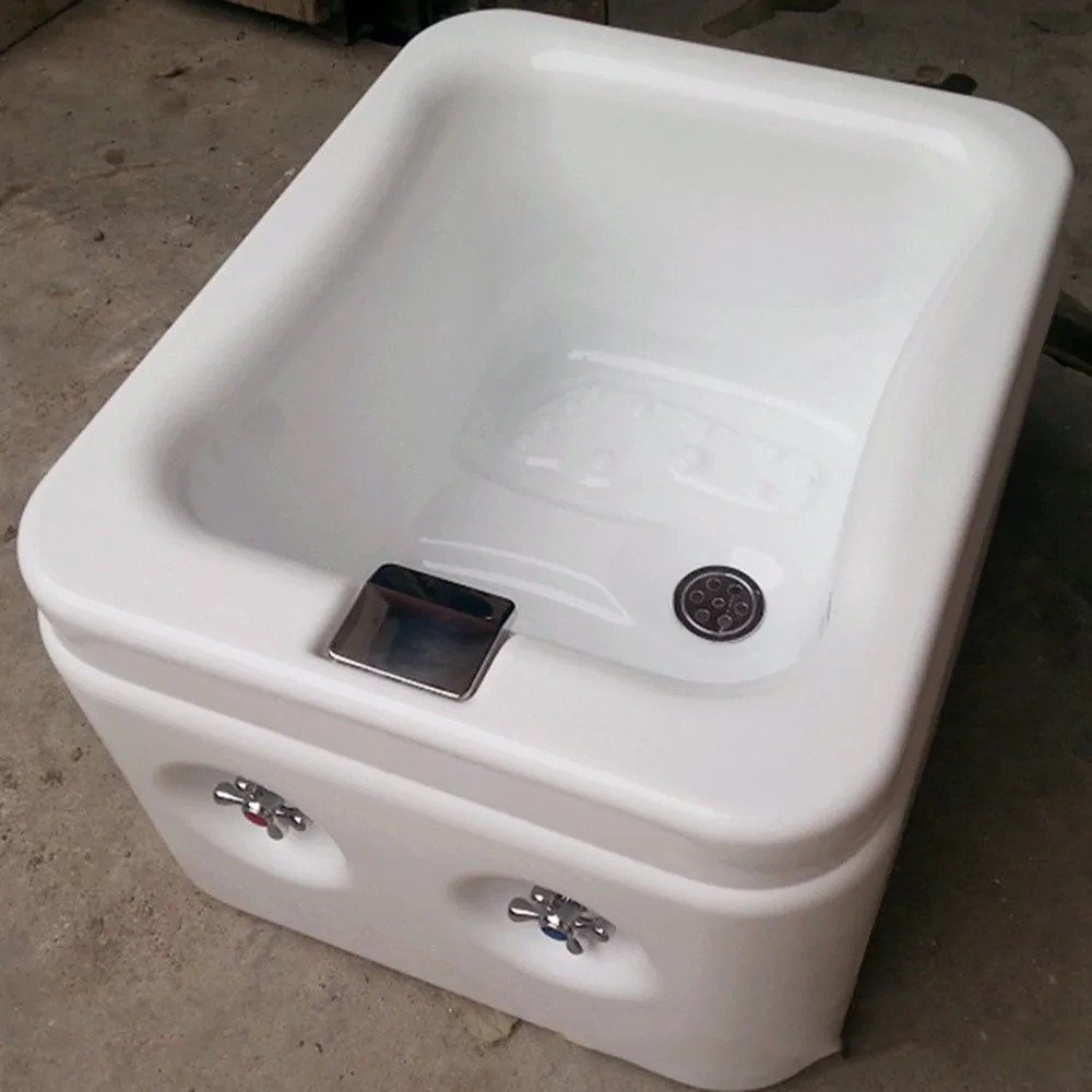 Белая акриловая ванна для ног Senxiao раковина квадратная ванны