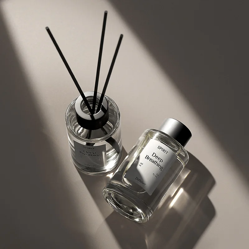 

100ml No Fire Aromatherapy Essential Oil Set Home Decoration Fragrance Diffuser Silver Mountain Spring White Tea