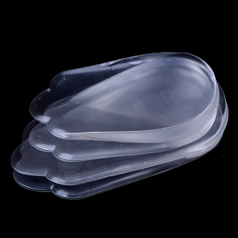 

1Pair Soft Silicone Gel Women Heel Inserts protector Foot feet Care Shoe Insert Pad Insole Cushion Massage Rear Foot Sticker