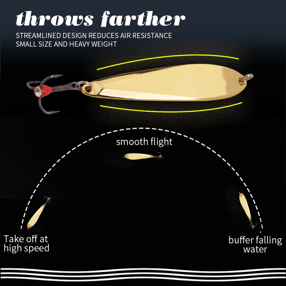 Приманка для подледной рыбалки FTK Золотой/Серебряный цвет 12 г 73 мм 1 шт. тройной