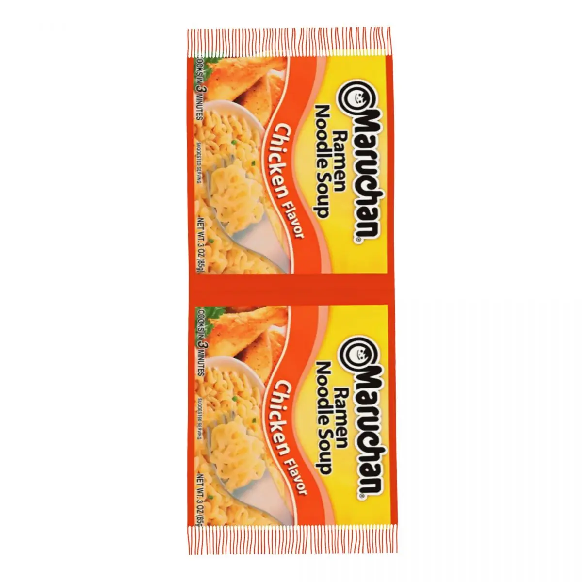 Женский шарф со вкусом курицы и лапши рамэн зимняя теплая кашемировая шаль