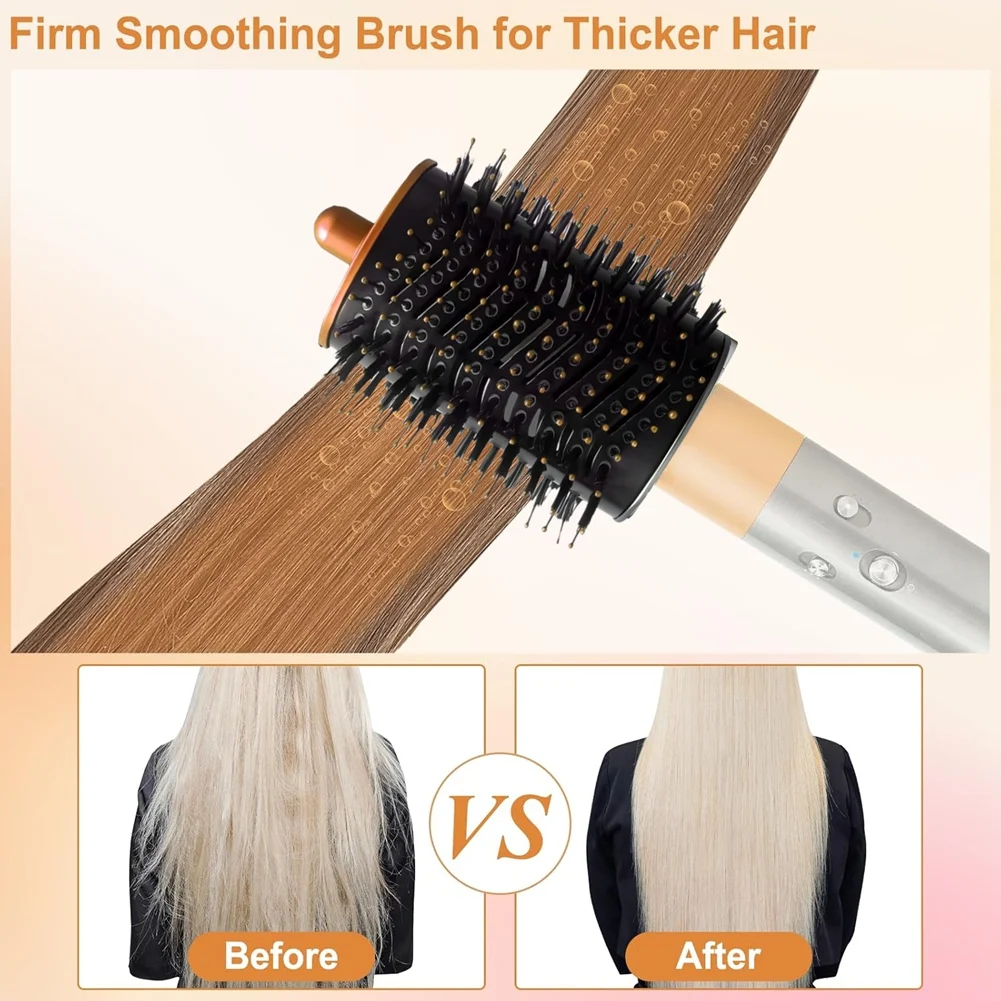 Насадка-расческа popop Smoothing Brush & Airflow для фена Dyson Airwrap HS01 HS05 HS08 для придания объема и контроля пушистости волос (art.: 3920dbf28d02b) - 3920dbf28d02b