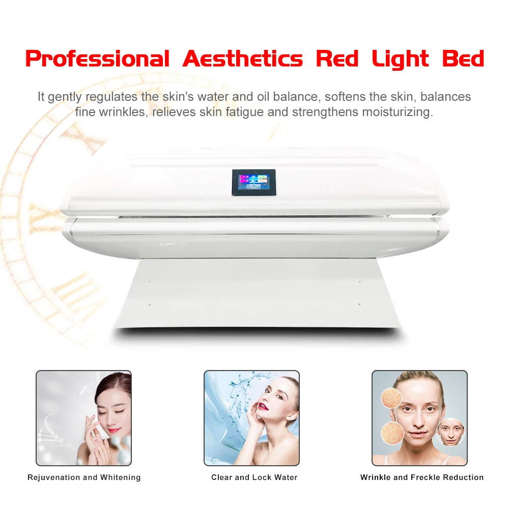 

Beauty Spa Capsule Red Near Infrared Light Therapy Skin Rejuvenation 660nm 850nm Body Pain Relief LED Light Bed