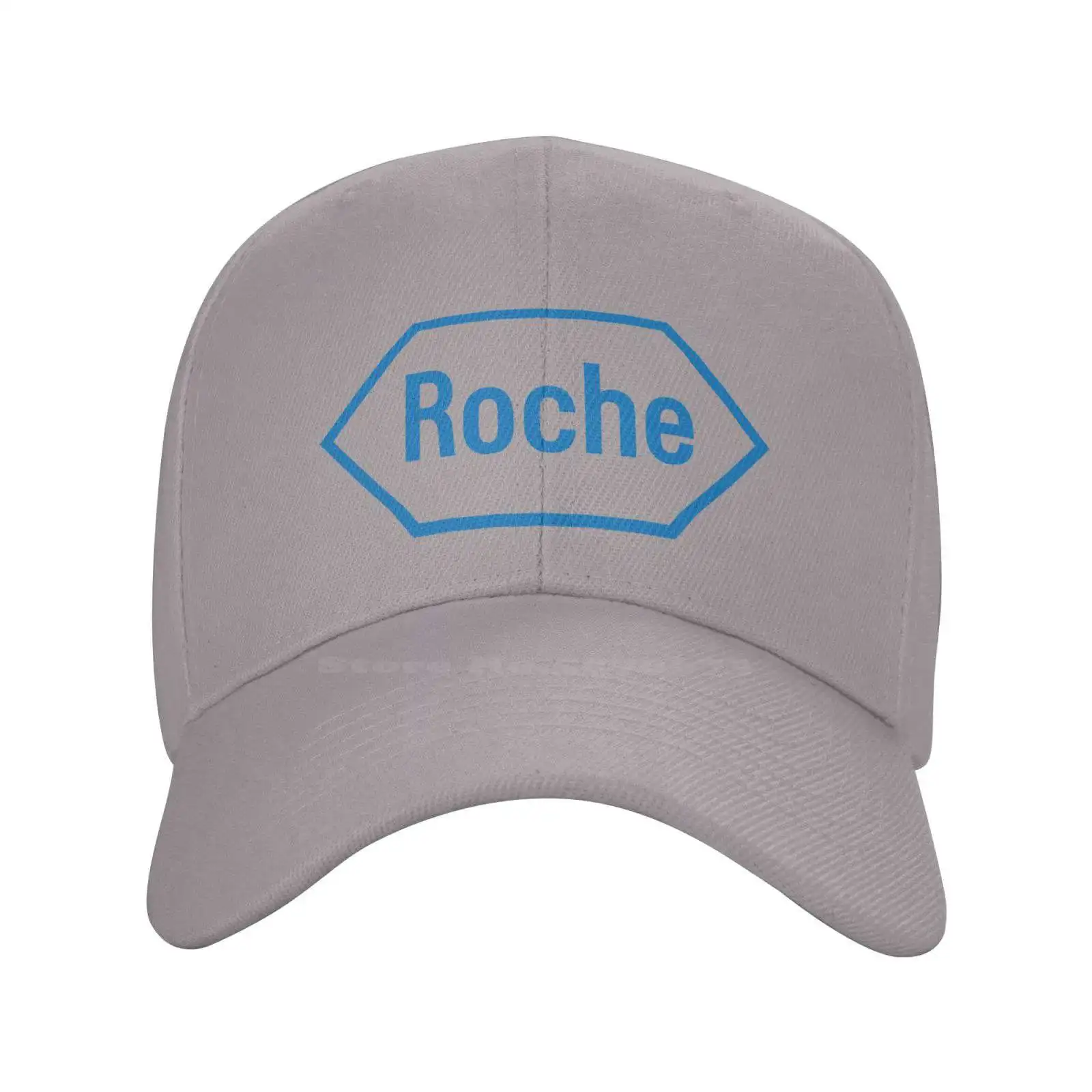 

Roche Logo Printed Graphic Brand Logo High-quality Denim cap Knitted hat Baseball cap