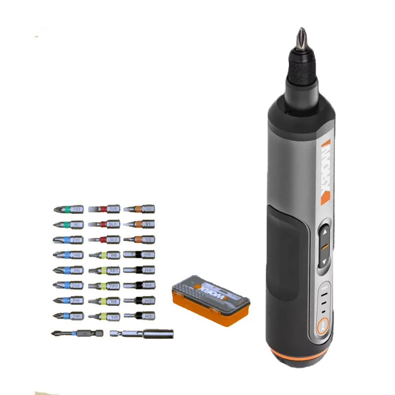 

Youpin Worx 4 в мини набор электрических отверток WX241 Беспроводная электрическая отвертка USB перезаряжаемая ручка с 26 насадками набор сверл